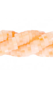 Katsuki beads 4mm Fresh salmon orange